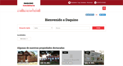 Desktop Screenshot of daquinoinmobiliaria.com.ar